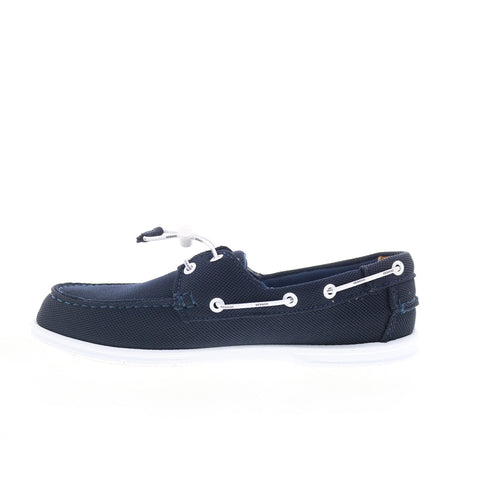 Sebago Naples Tech 70014Z0-908 Mens Blue Canvas Loafers & Slip Ons Boat Shoes
