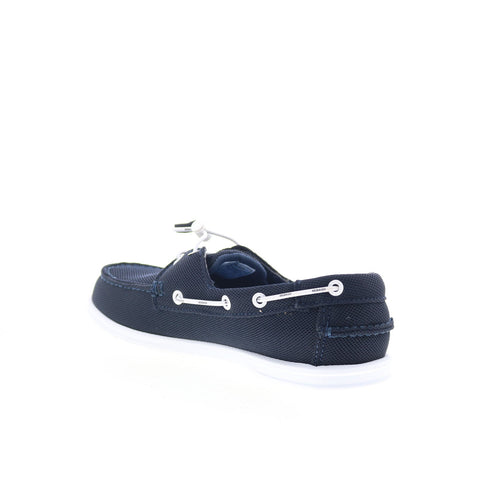 Sebago Naples Tech 70014Z0-908 Mens Blue Canvas Loafers & Slip Ons Boat Shoes