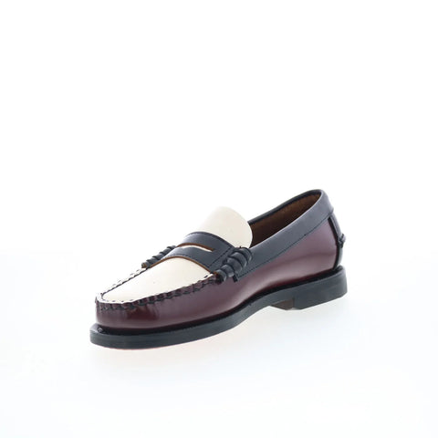 Sebago Classic Dan 7001530-A8L Womens Brown Loafers & Slip Ons Penny Shoes
