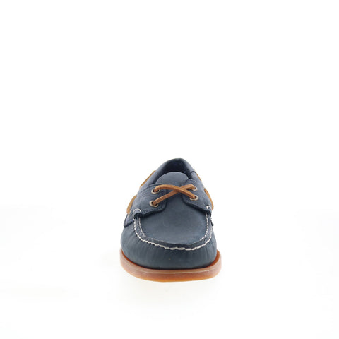 Sebago Portland Crazy H 70015H0-A47 Mens Blue Loafers & Slip Ons Boat Shoes