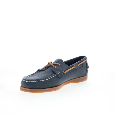 Sebago Portland Crazy H 70015H0-A47 Mens Blue Loafers & Slip Ons Boat Shoes