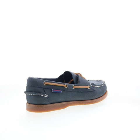 Sebago Portland Crazy H 70015H0-A47 Mens Blue Loafers & Slip Ons Boat Shoes