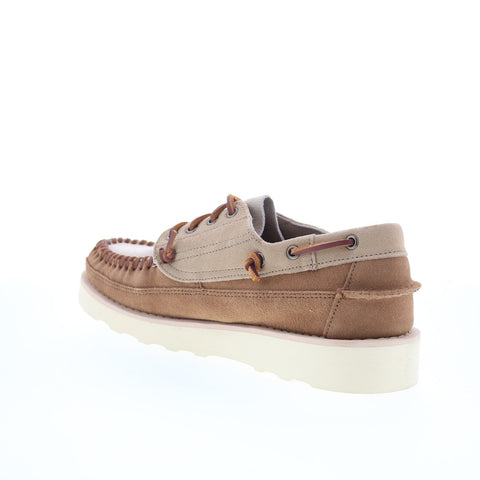 Sebago Cayuga 70015S0-959 Mens Brown Suede Loafers & Slip Ons Boat Shoes