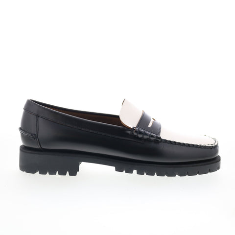 Sebago Dan Lug 7001HI0-987 Mens Black Loafers & Slip Ons Penny Shoes