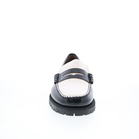 Sebago Dan Lug 7001HI0-987 Mens Black Loafers & Slip Ons Penny Shoes