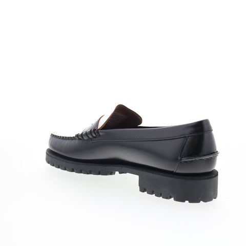 Sebago Dan Lug 7001HI0-987 Mens Black Loafers & Slip Ons Penny Shoes