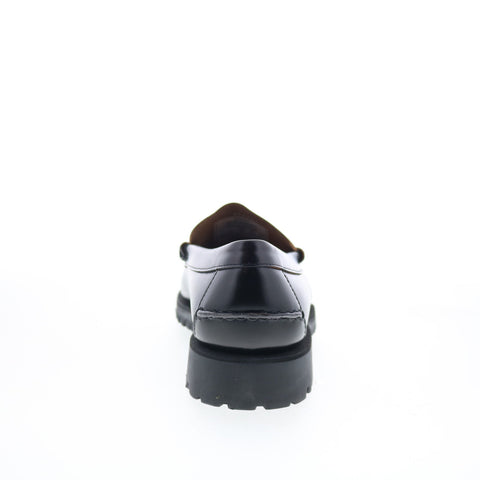 Sebago Dan Lug 7001HI0-987 Mens Black Loafers & Slip Ons Penny Shoes