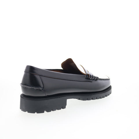 Sebago Dan Lug 7001HI0-987 Mens Black Loafers & Slip Ons Penny Shoes