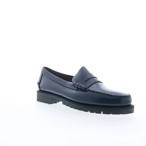 Sebago Dan Lug 7001HI0-A86 Mens Blue Loafers & Slip Ons Penny Shoes
