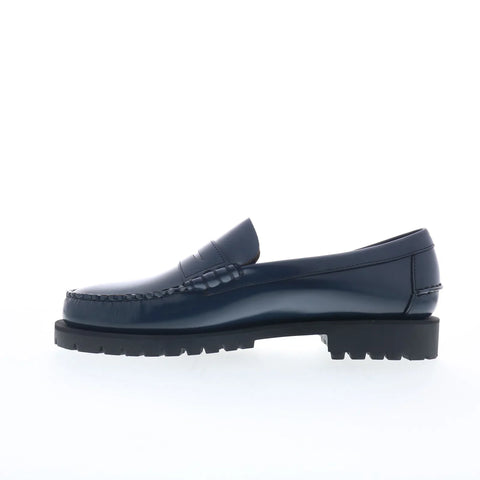 Sebago Dan Lug 7001HI0-A86 Mens Blue Loafers & Slip Ons Penny Shoes