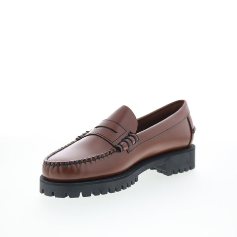 Sebago Dan Lug 7002IJ0-900 Womens Brown Loafers & Slip Ons Penny Shoes