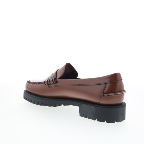 Sebago Dan Lug 7002IJ0-900 Womens Brown Loafers & Slip Ons Penny Shoes