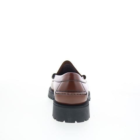Sebago Dan Lug 7002IJ0-900 Womens Brown Loafers & Slip Ons Penny Shoes