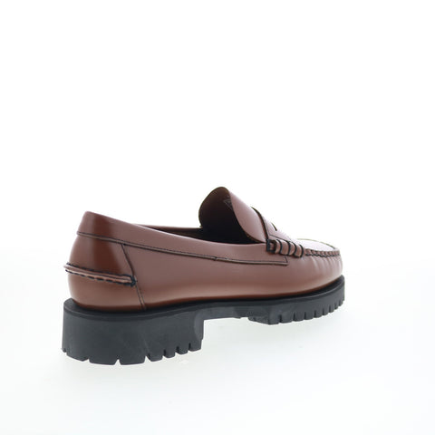 Sebago Dan Lug 7002IJ0-900 Womens Brown Loafers & Slip Ons Penny Shoes