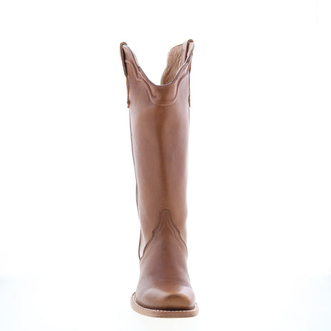 Outlaw Ladies Adrian Tan 70114 Womens Brown Leather Slip On Western Boots