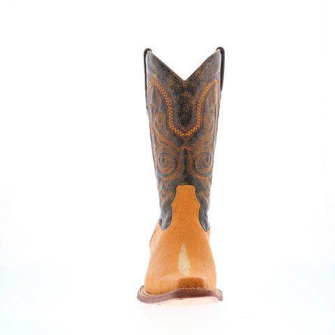 Los Altos Versage Stingray S Stone Mens Brown Wide Cowboy Western Boots