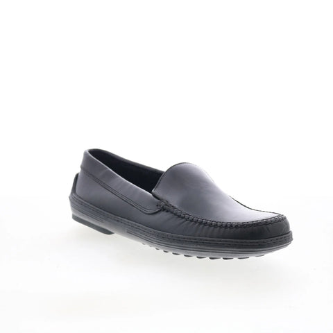 T.B. Phelps 703-20 Mens Black Leather Loafers & Slip Ons Casual Shoes