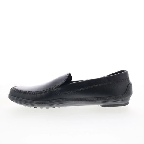 T.B. Phelps 703-20 Mens Black Leather Loafers & Slip Ons Casual Shoes