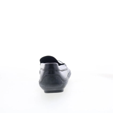 T.B. Phelps 703-20 Mens Black Leather Loafers & Slip Ons Casual Shoes