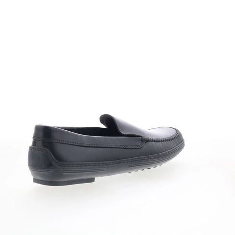 T.B. Phelps 703-20 Mens Black Leather Loafers & Slip Ons Casual Shoes