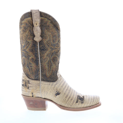 Outlaw Ladies 11" Lizard PNT 70301 Womens Brown Leather Western Boots
