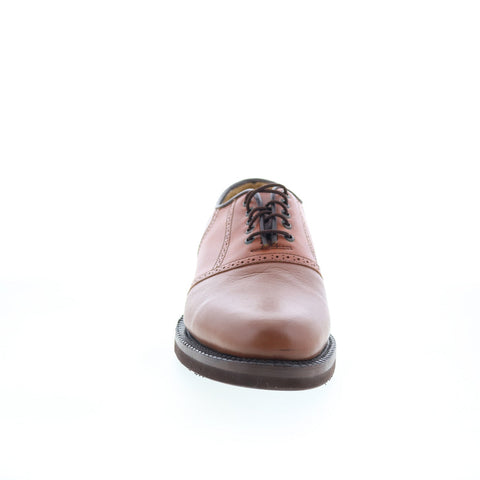Hitchcock 7048 Mens Brown Extra Wide 3E Oxfords & Lace Ups Plain Toe Shoes