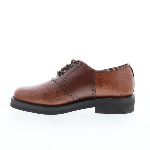Hitchcock 7048 Mens Brown Extra Wide 3E Oxfords & Lace Ups Plain Toe Shoes