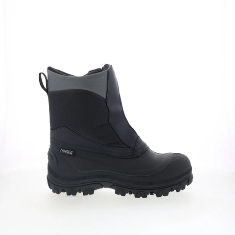 Tundra Vermont 706-800056 Mens Black Leather Zipper Work & Safety Boots
