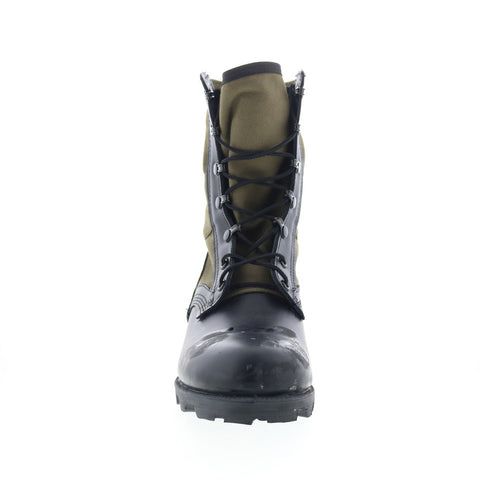McRae TB OD GRN Pan Sole Puncture Resistant Made In USA Mens Black Wide Boots