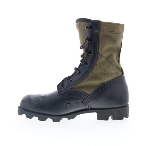 McRae TB OD GRN Pan Sole Puncture Resistant Made In USA Mens Black Wide Boots