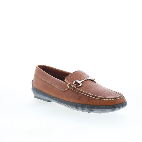 T.B. Phelps 710-06 Mens Brown Leather Loafers & Slip Ons Casual Shoes