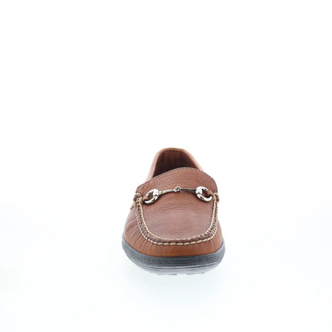 T.B. Phelps 710-06 Mens Brown Leather Loafers & Slip Ons Casual Shoes