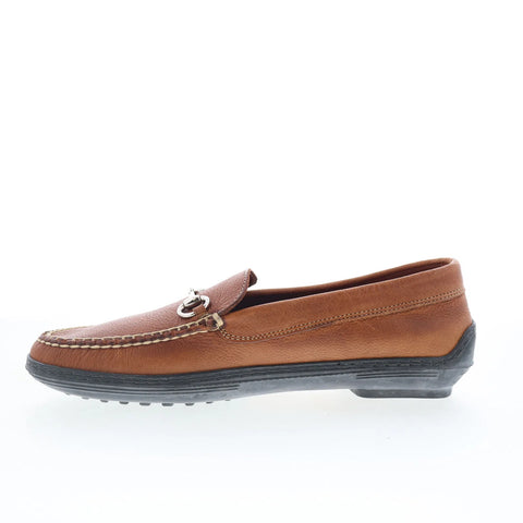T.B. Phelps 710-06 Mens Brown Leather Loafers & Slip Ons Casual Shoes