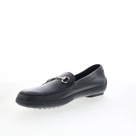 T.B. Phelps 710-20 Mens Black Leather Slip On Loafers & Slip Ons Casual Shoes