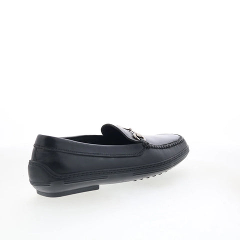 T.B. Phelps 710-20 Mens Black Leather Slip On Loafers & Slip Ons Casual Shoes