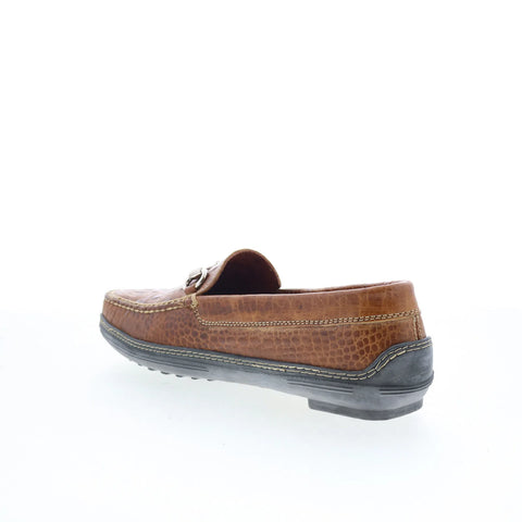 T.B. Phelps 711-52 Mens Brown Leather Loafers & Slip Ons Casual Shoes ...