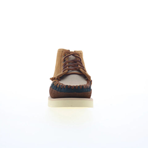 Sebago Cayuga Mid 7111G6W-A34 Womens Brown Suede Lace Up Chukkas Boots