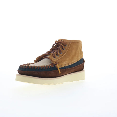 Sebago Cayuga Mid 7111G6W-A34 Womens Brown Suede Lace Up Chukkas Boots