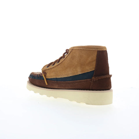 Sebago Cayuga Mid 7111G6W-A34 Womens Brown Suede Lace Up Chukkas Boots