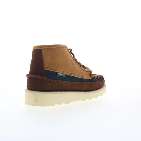Sebago Cayuga Mid 7111G6W-A34 Womens Brown Suede Lace Up Chukkas Boots