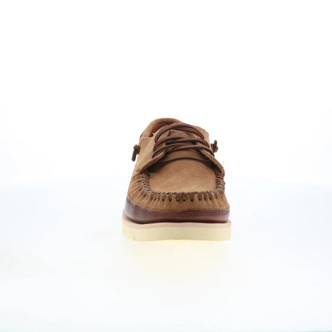 Sebago Keuka Lea Canoe Moc Mens Brown Suede Loafers & Slip Ons Boat Shoes