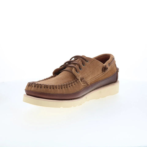 Sebago Keuka Lea Canoe Moc Mens Brown Suede Loafers & Slip Ons Boat Shoes