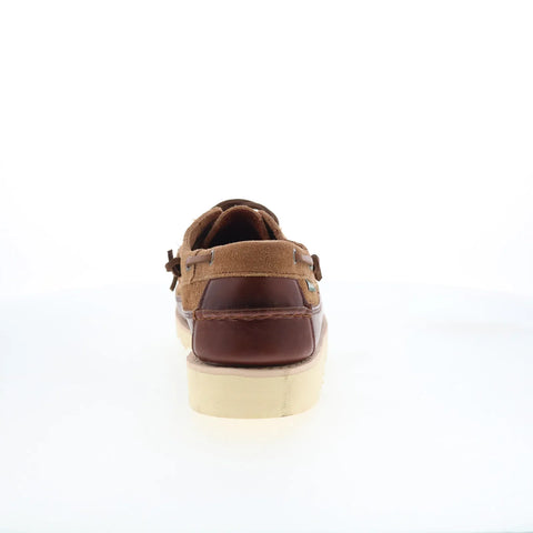 Sebago Keuka Lea Canoe Moc Mens Brown Suede Loafers & Slip Ons Boat Shoes