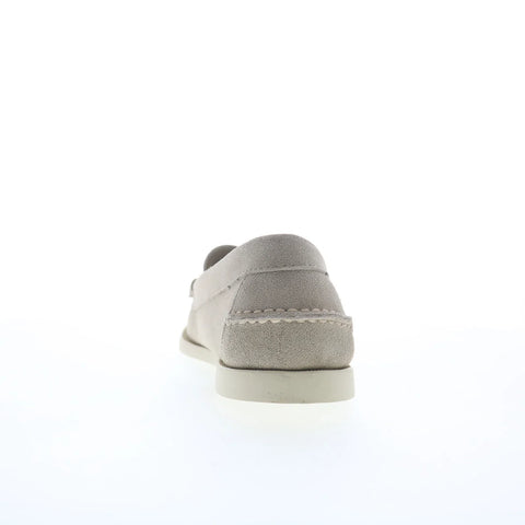 Sebago Dan Boat Flesh Out Mens Brown Suede Loafers & Slip Ons Penny Shoes