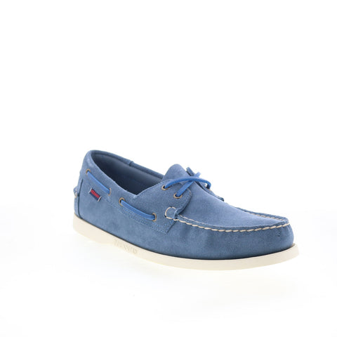 Sebago Portland Roughout Mens Blue Loafers & Slip Ons Boat Shoes