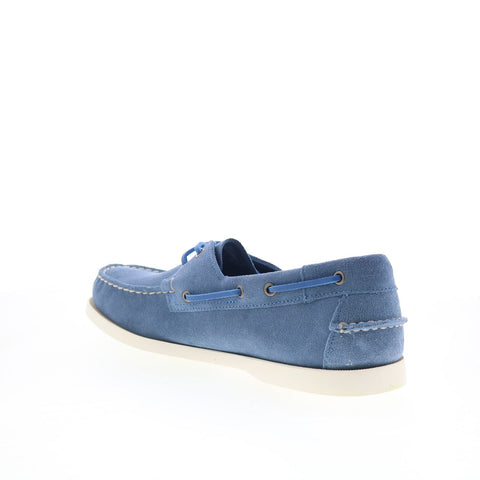 Sebago Portland Roughout Mens Blue Loafers & Slip Ons Boat Shoes