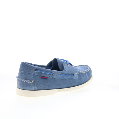 Sebago Portland Roughout Mens Blue Loafers & Slip Ons Boat Shoes