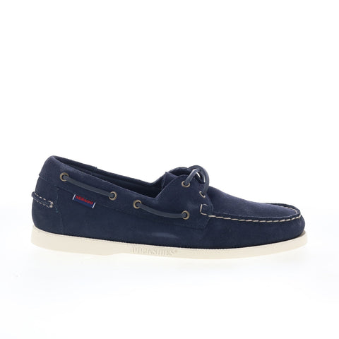 Sebago Portland Roughout Mens Blue Loafers & Slip Ons Boat Shoes