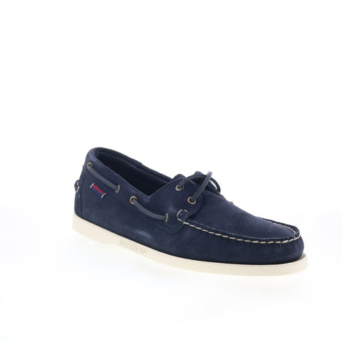 Sebago Portland Roughout Mens Blue Loafers & Slip Ons Boat Shoes