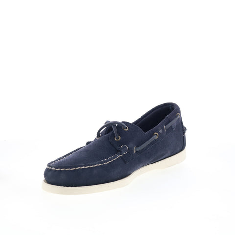 Sebago Portland Roughout Mens Blue Loafers & Slip Ons Boat Shoes